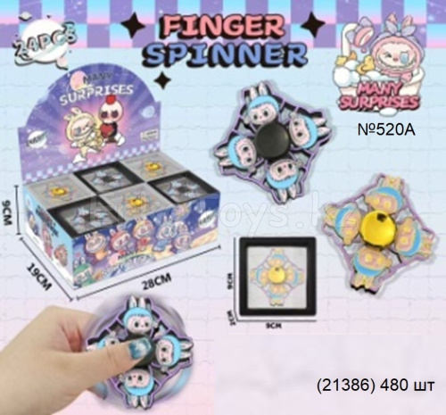 картинка Спиннер Лабубу 24 шт в уп от магазина Игрушек