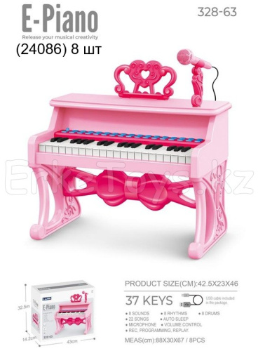 картинка Пианино розовый цвет от магазина Игрушек
