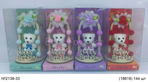 картинка Сувенир Мишка С днем рождения от магазина Игрушек