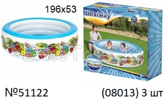 картинка Бассейн надувной 196х53 от магазина Игрушек