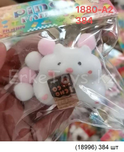 картинка Антистресс Хомячок CHOCO белый 16 шт в уп от магазина Игрушек