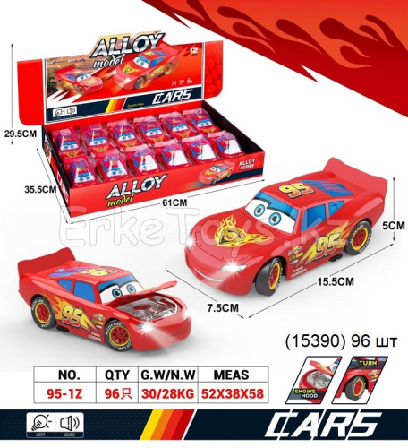 картинка Машина металл Маквин 12 шт в уп от магазина Игрушек